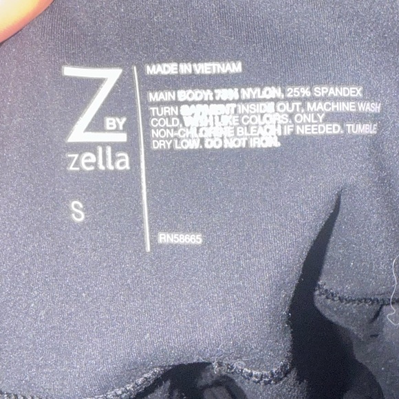 Zella Black High-Waisted Body Shaping Leggings - Picture 3 of 3
